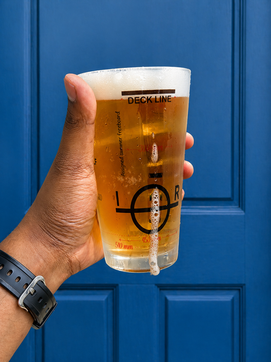 Loadline (Plimsoll Mark) Pint Glass – Maritime Edition