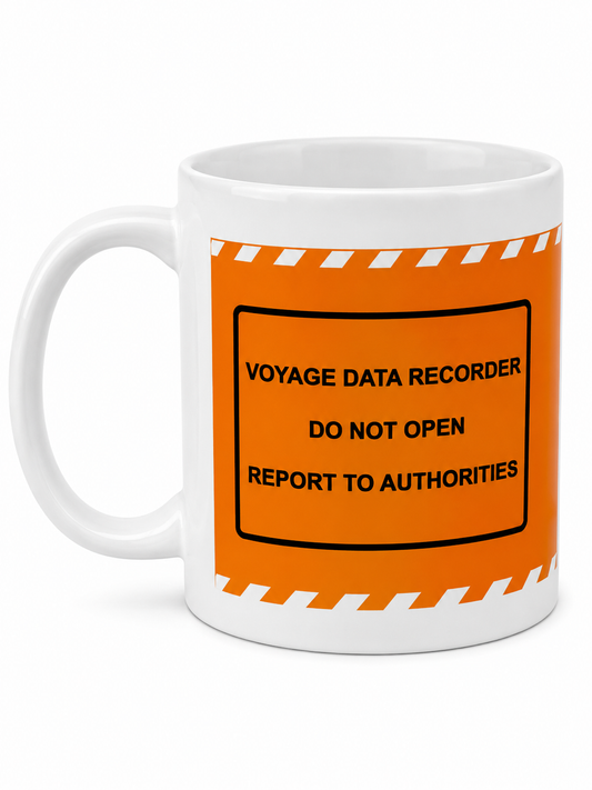 VDR Mug — Voyage Data Recorder | Merchant Navy Ceramic Coffee Mug