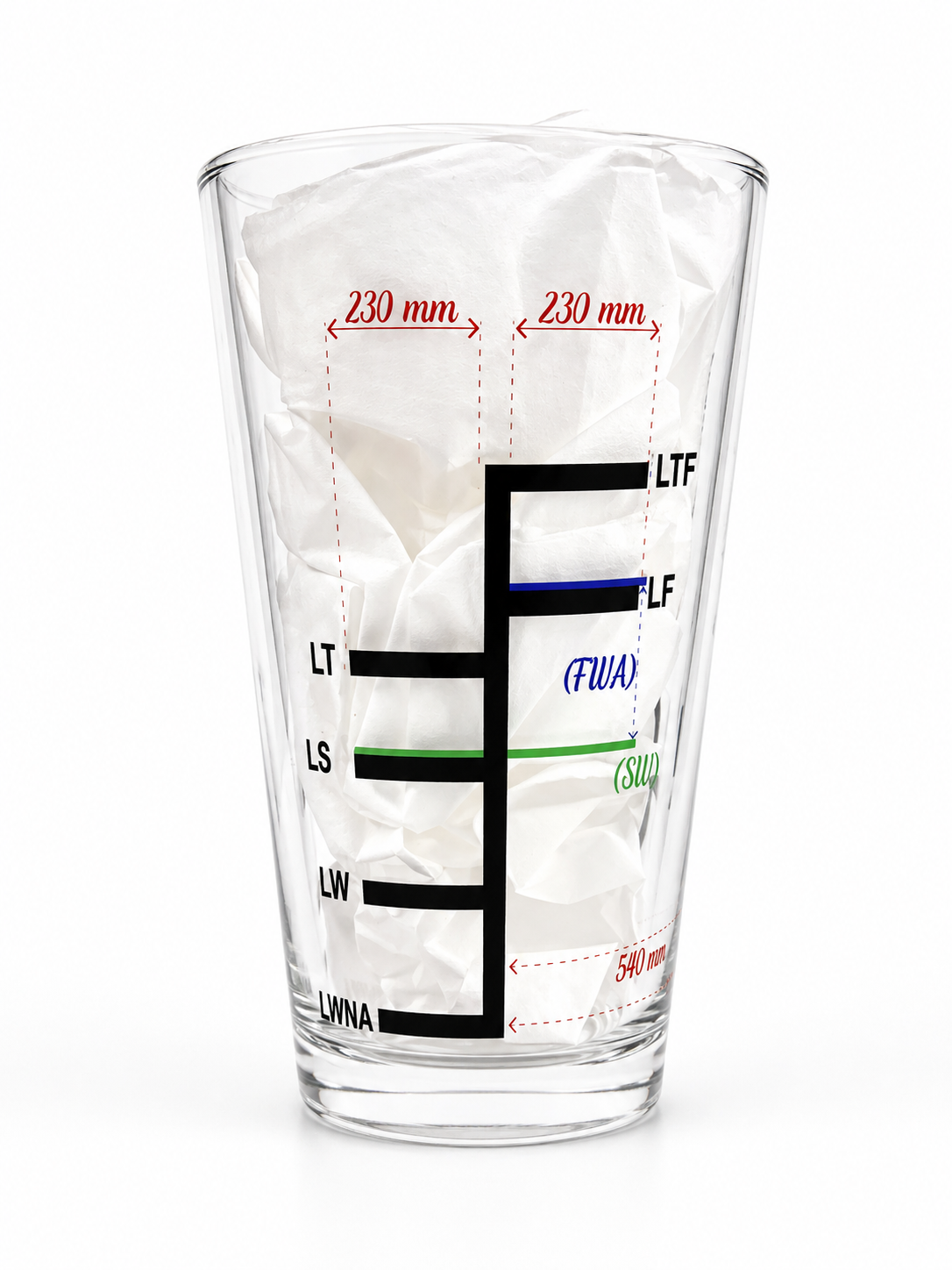Nautical Beer Pint Glass Set (Pack of 3) – LoadLine, Charted Depth Design & Delta Flag Signal Glasses
