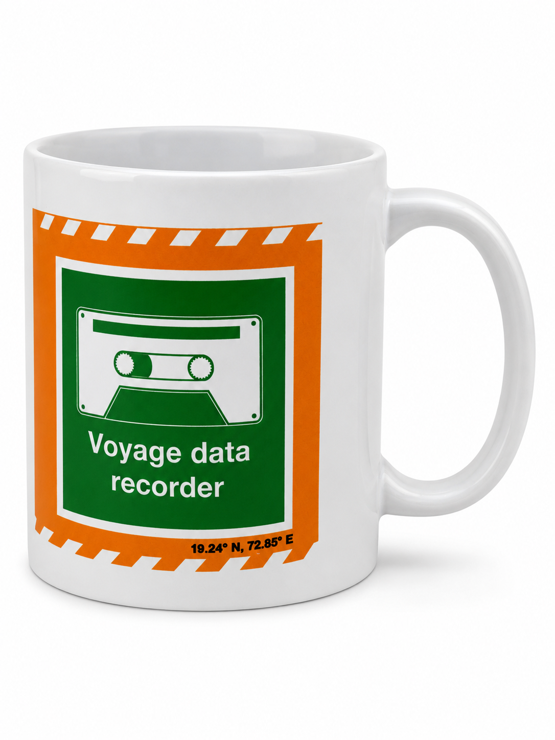 VDR Mug — Voyage Data Recorder | Merchant Navy Ceramic Coffee Mug