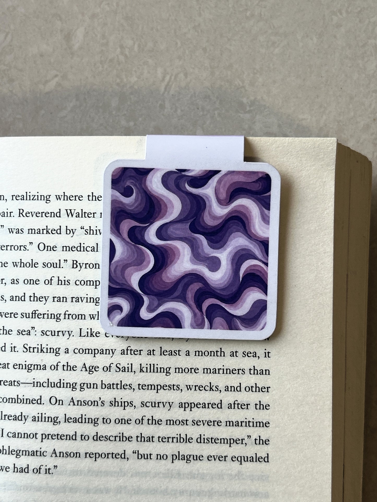 Nautical Waves Magnetic Bookmarks – Set of 4