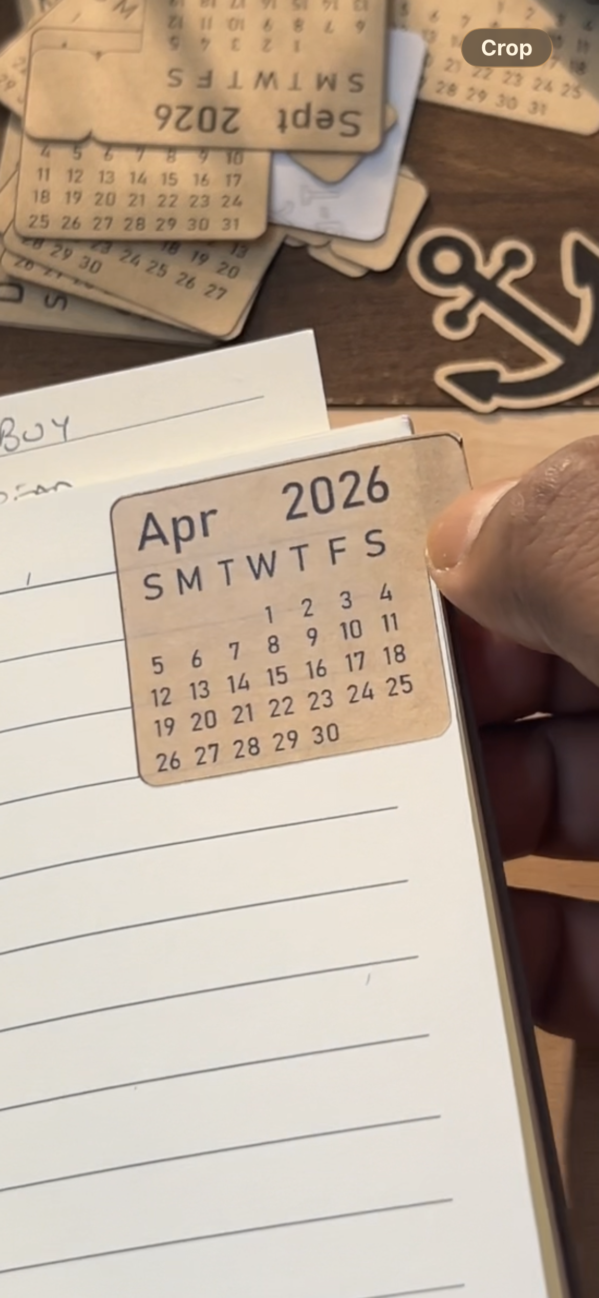 2026 Calendar Sticker Tabs – Journal & Planner Stickers for Easy Monthly Navigation