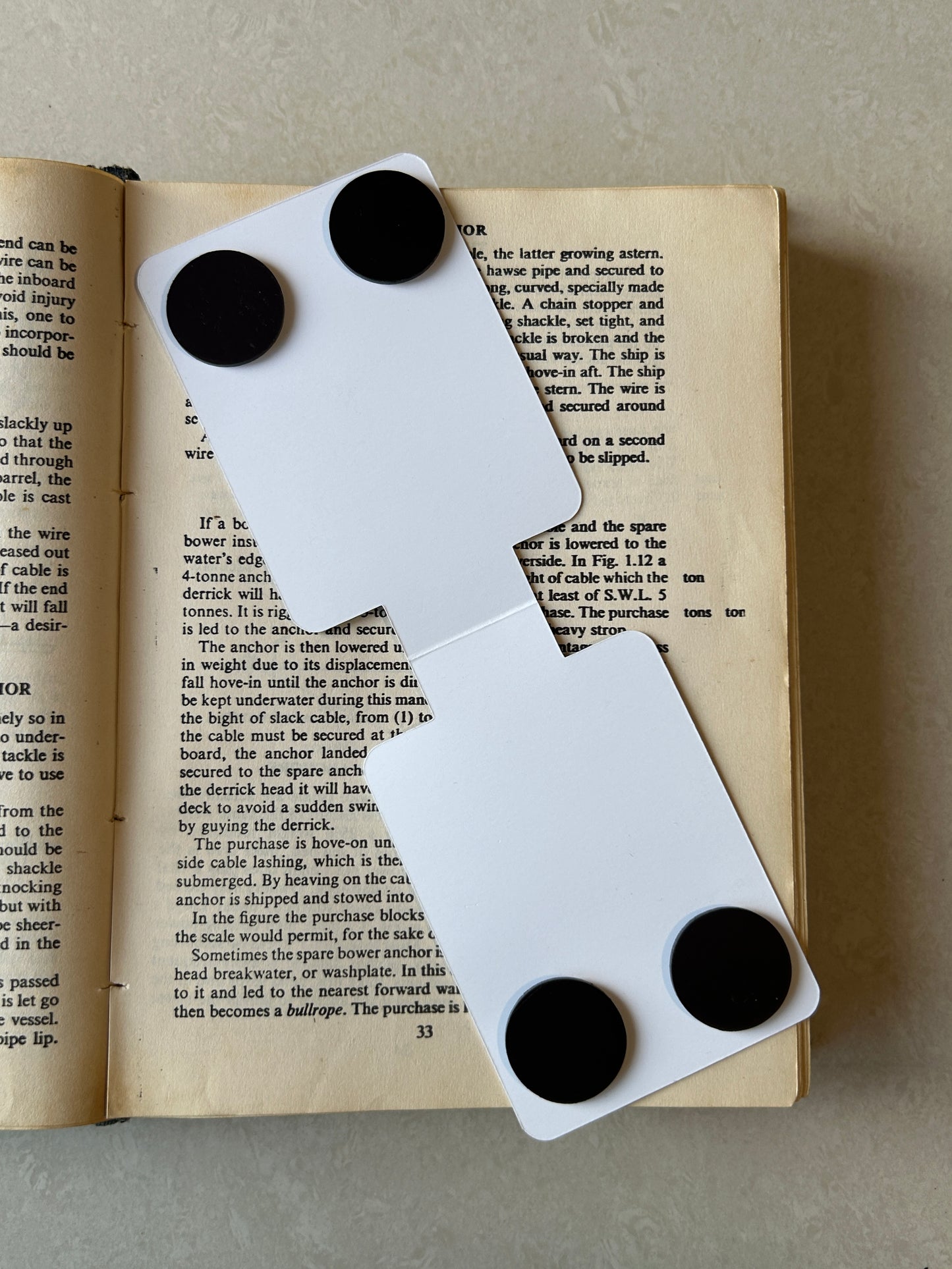 Nautical Magnetic Bookmark Set (3 Pack) – Wave, Lighthouse & Anchor Bookmarks